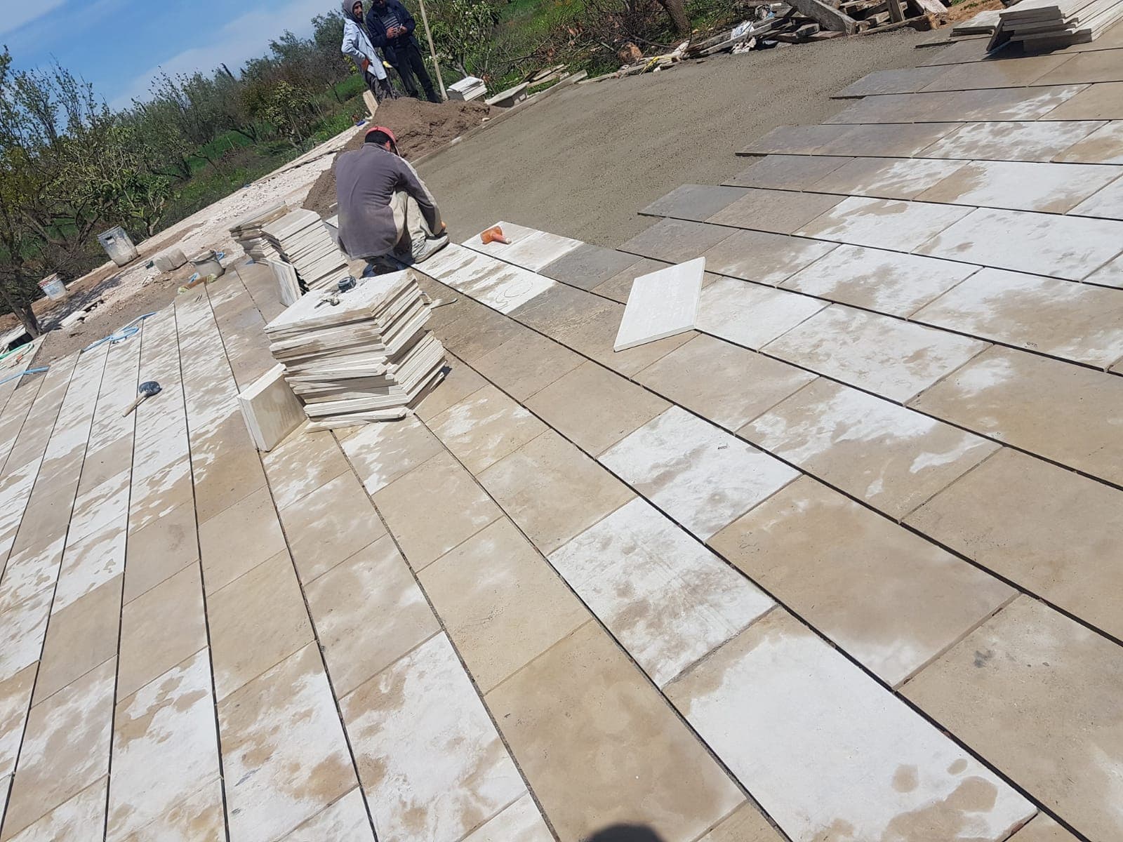 Dallage au Sol en pierre naturelle